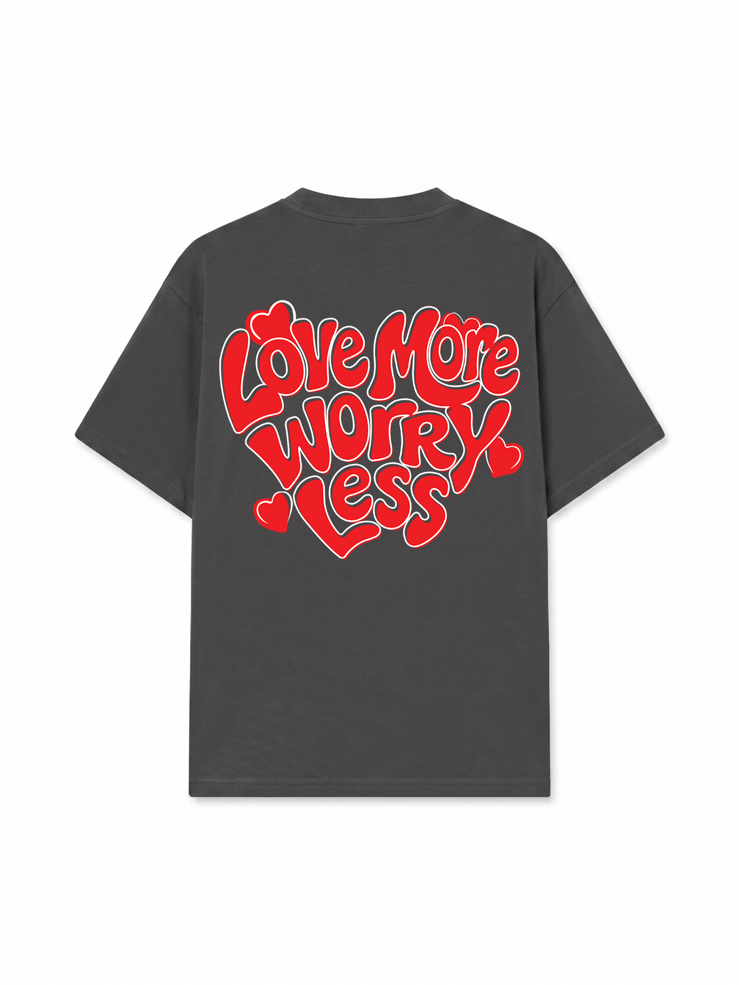 Áo Thun Relaxed Fit Love More Worry Less