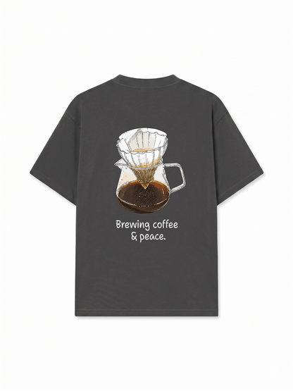 Áo Thun Relaxed Fit Brewing Coffee