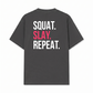 Áo Thun Relaxed Fit Squat Slay Repeat