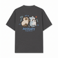 Áo Thun Relaxed Fit Angry Luv Cat Couple