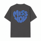 Áo Thun Relaxed Fit Miss You Typography