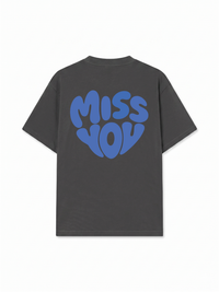 Áo Thun Relaxed Fit Miss You Typography