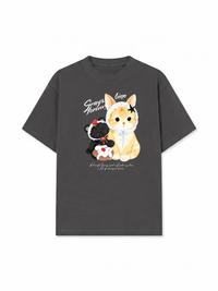 Áo Thun Relaxed Fit Bear And Bunny