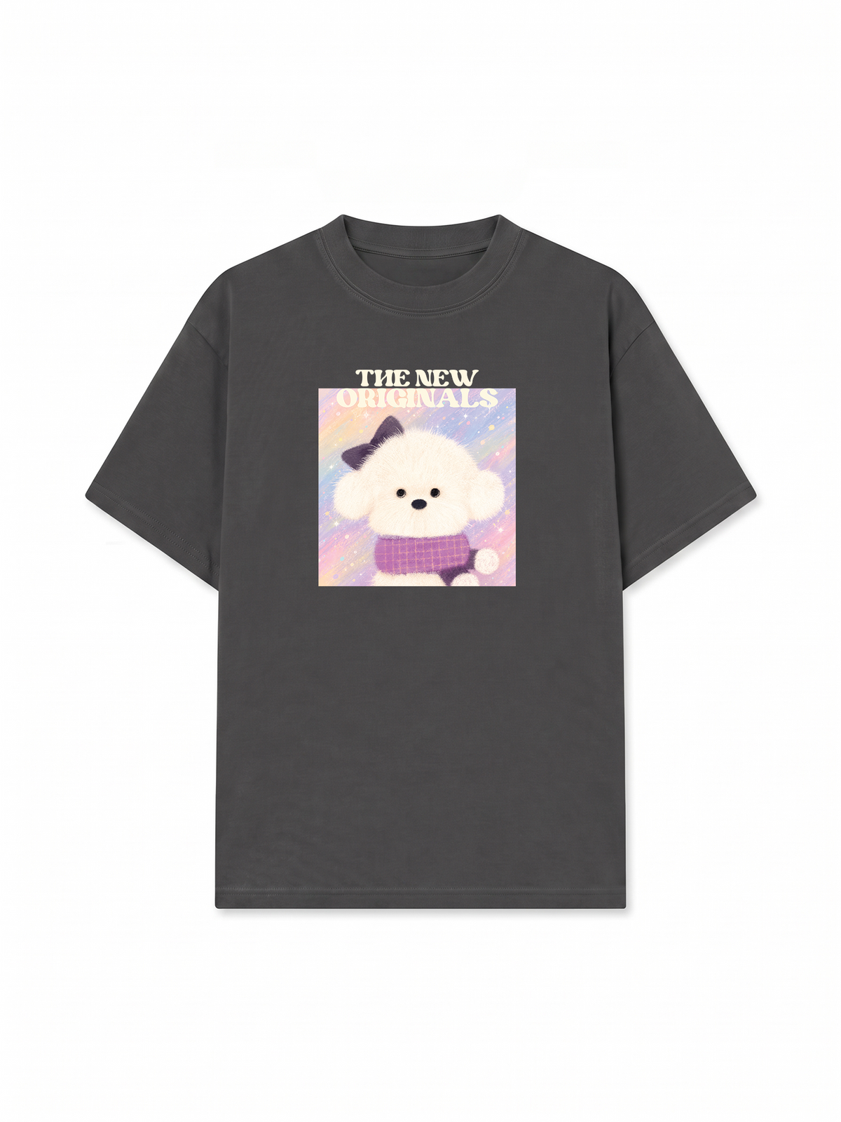 Áo Thun Relaxed Fit Purple Puppy