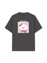 Áo Thun Relaxed Fit Purple Puppy