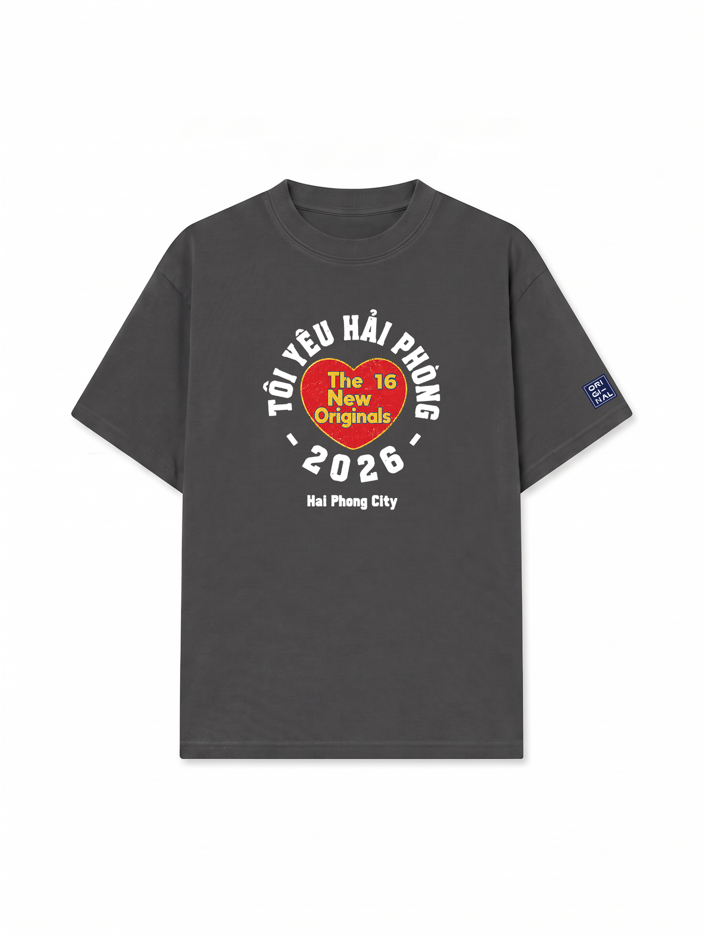 Áo Thun Relaxed Fit Tôi Yêu Hải Phòng