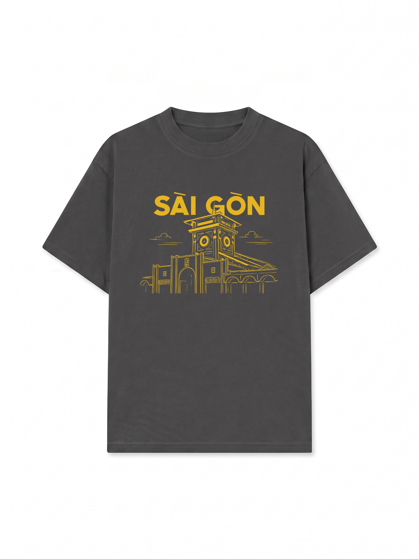 Áo Thun Relaxed Fit Chợ Bến Thành Sài Gòn