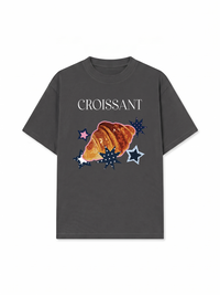 Áo Thun Relaxed Fit Croissant Y2K