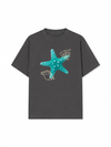 Áo Thun Relaxed Fit  Blue Tiffany Starfish