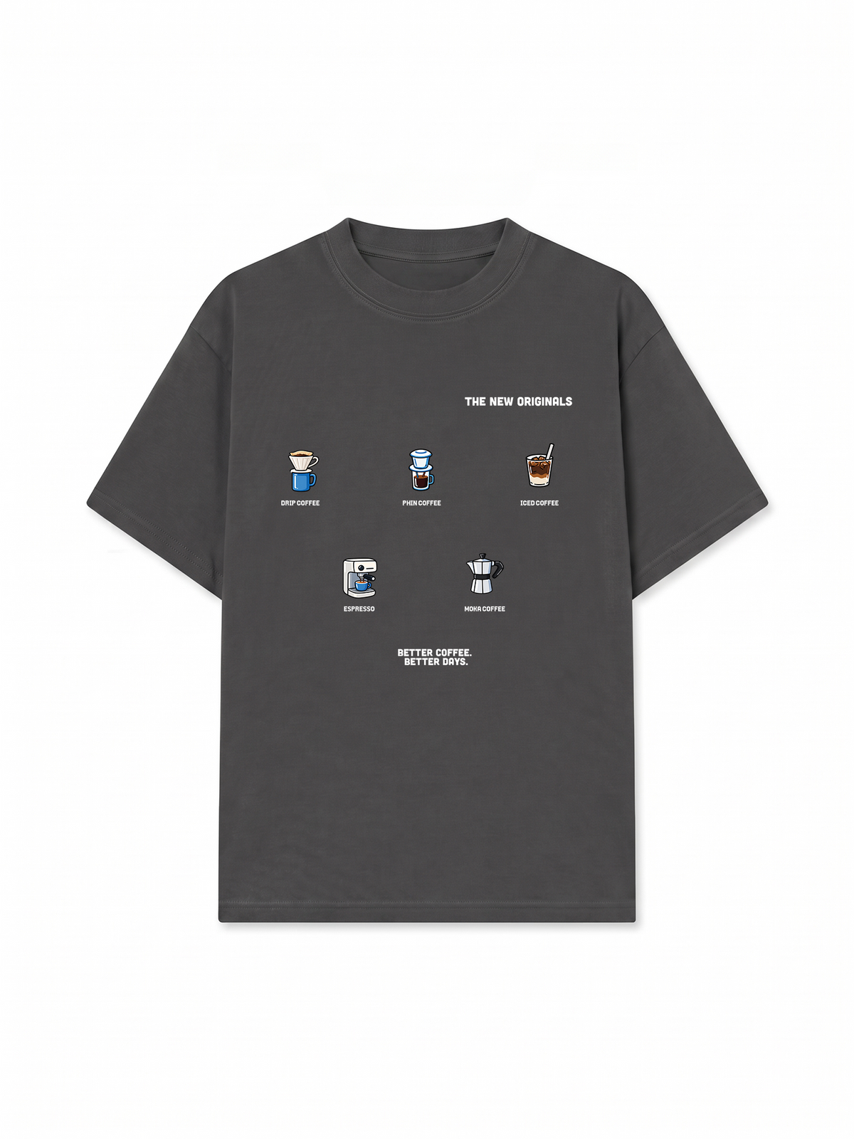 Áo Thun Relaxed Fit Better Coffee Better Days