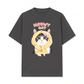 Áo Thun Relaxed Fit Meowy Cat Yellow Plaid