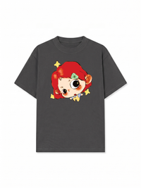 Áo Thun Relaxed Fit Red Hair Babae