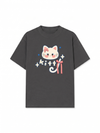 Áo Thun Relaxed Fit Blue Kitty