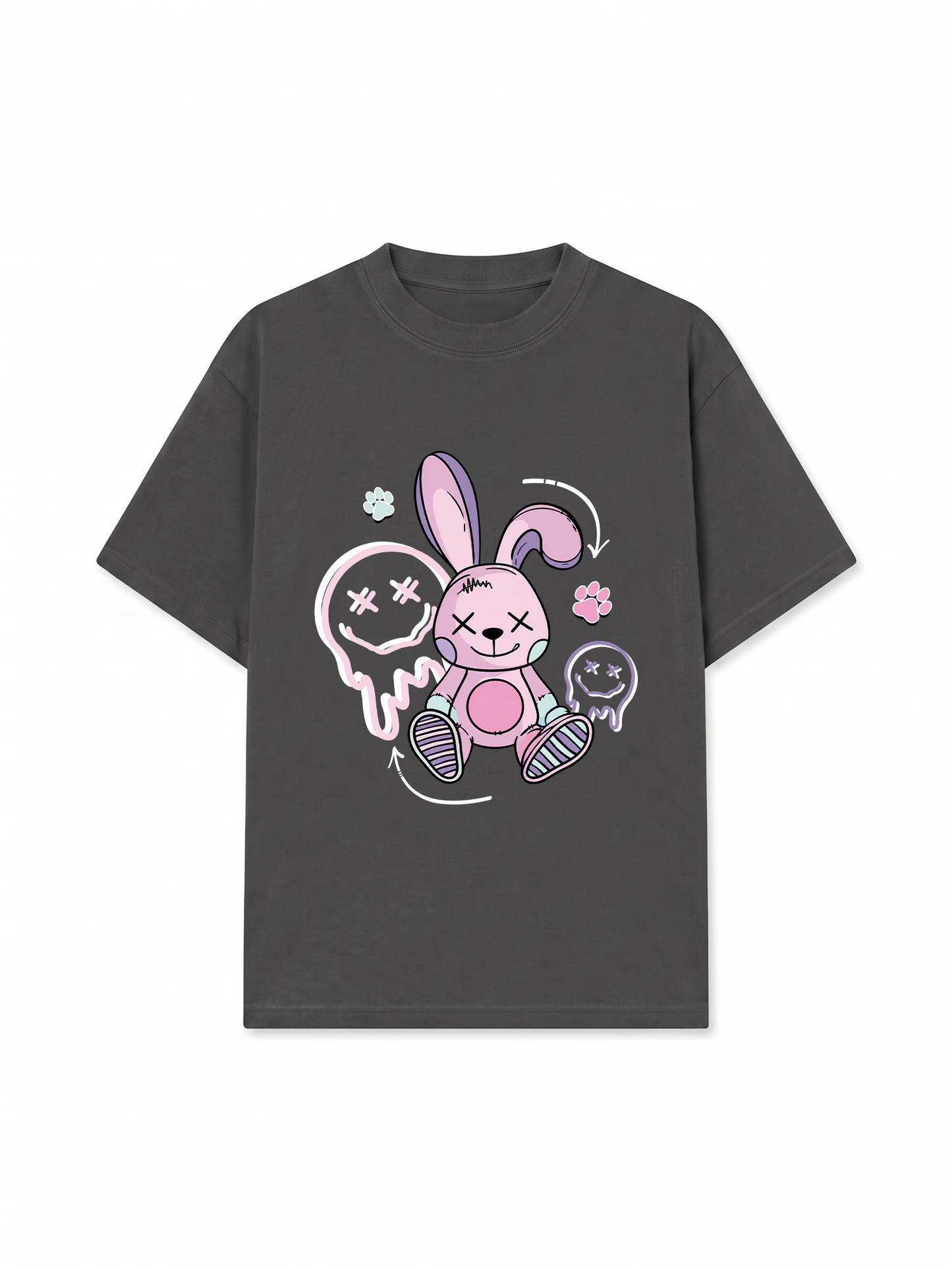 Áo Thun Relaxed Fit Rabbit Smile Face