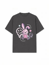 Áo Thun Relaxed Fit Rabbit Smile Face