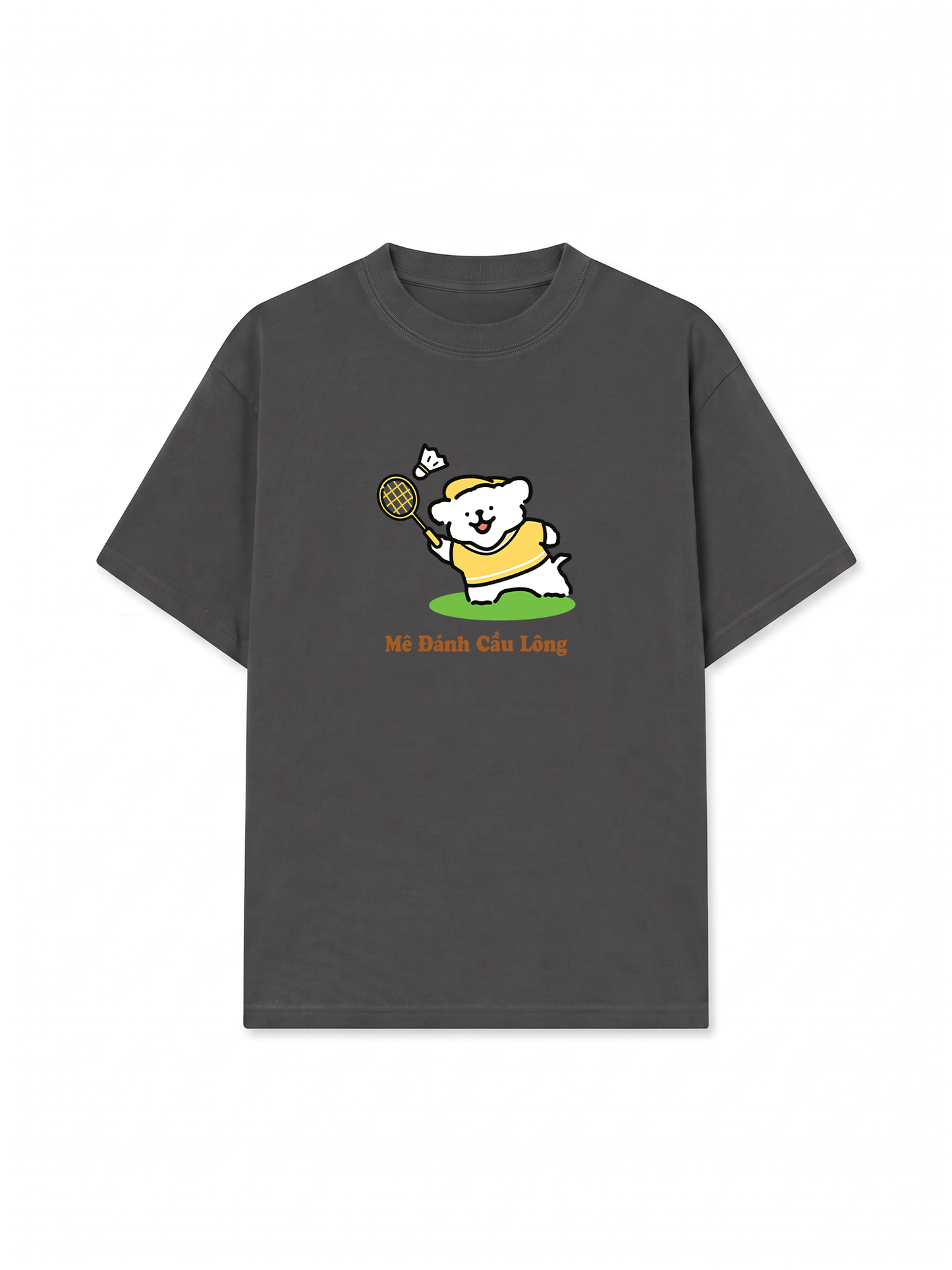 Áo Thun Relaxed Fit Mê Đánh Cầu Lông