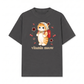 Áo Thun Relaxed Fit Pickleball Girl Meow Vitamin Meow Go School
