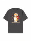 Áo Thun Relaxed Fit Pickleball Girl Meow Vitamin Meow Go School