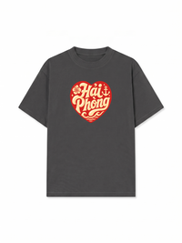 Áo Thun Relaxed Fit Hải Phòng In My Heart Retro