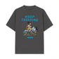 Áo Thun Relaxed Fit Keep Trekking For Girl