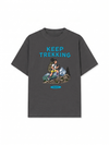 Áo Thun Relaxed Fit Keep Trekking For Girl
