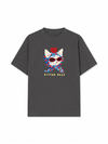 Áo Thun Relaxed Fit Kitten Day Meow With Apple
