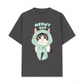 Áo Thun Relaxed Fit Meowy Cat Blue Tiffany Dots