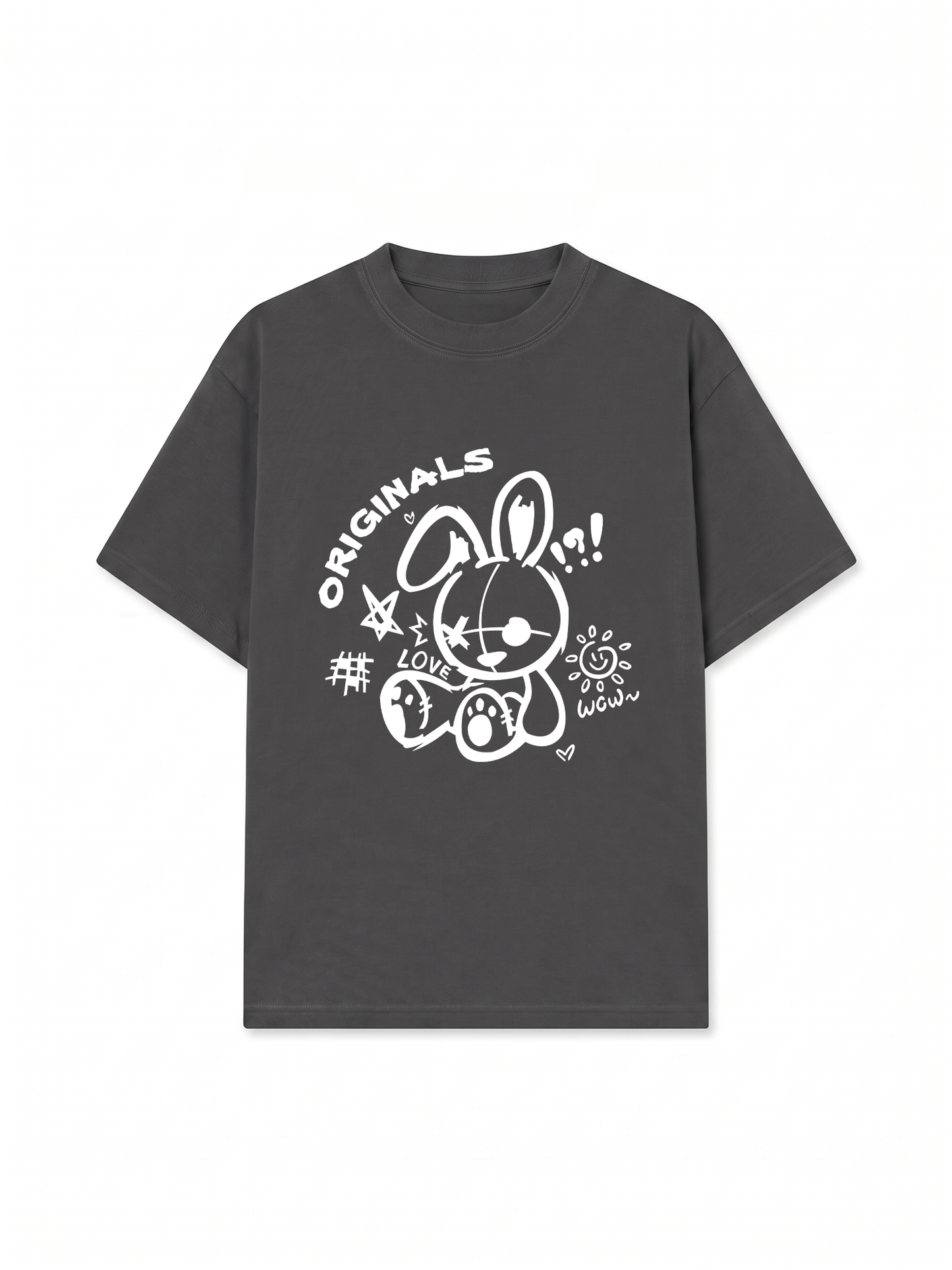 Áo Thun Relaxed Fit Black Rabbit