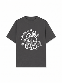 Áo Thun Relaxed Fit Black Rabbit