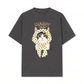 Áo Thun Relaxed Fit  Meowy Cat Cream