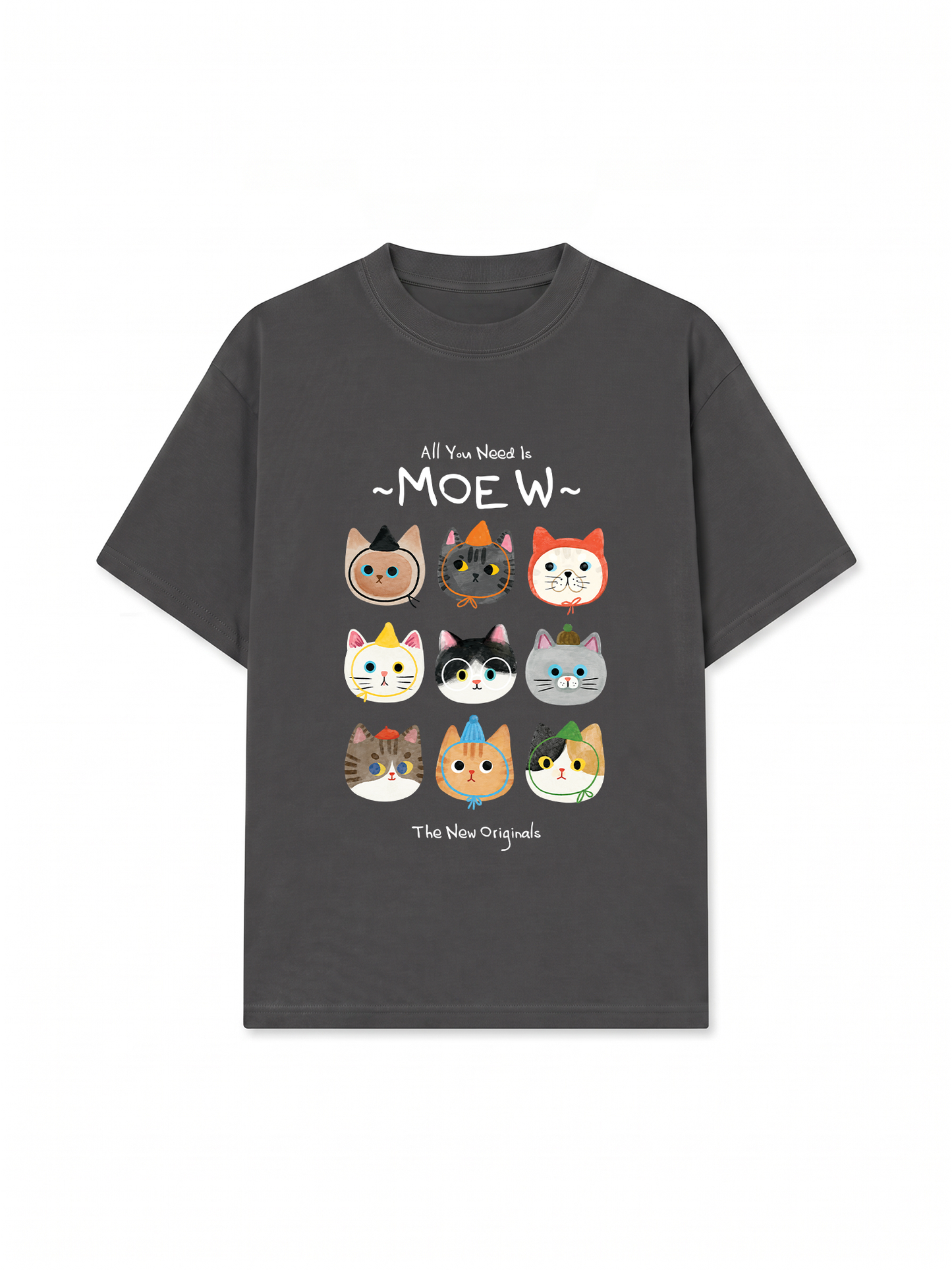 Áo Thun Relaxed Fit All You Need Is Moew