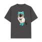 Áo Thun Relaxed Fit Working O'ttreats Blue Tiffany Meow