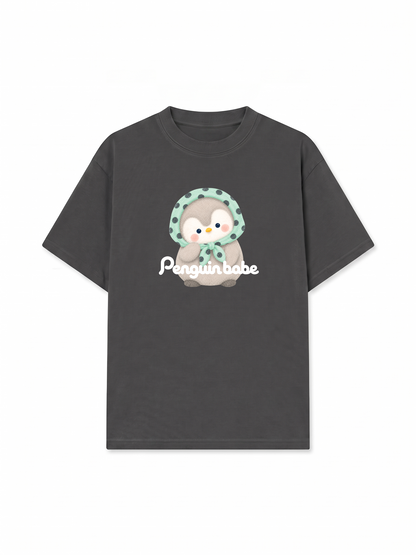 Áo Thun Relaxed Fit Penguin Babe