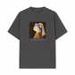 Áo Thun Relaxed Fit Cat with a Pearl Earring