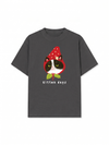 Áo Thun Relaxed Fit Strawberry Meow Kitten Day