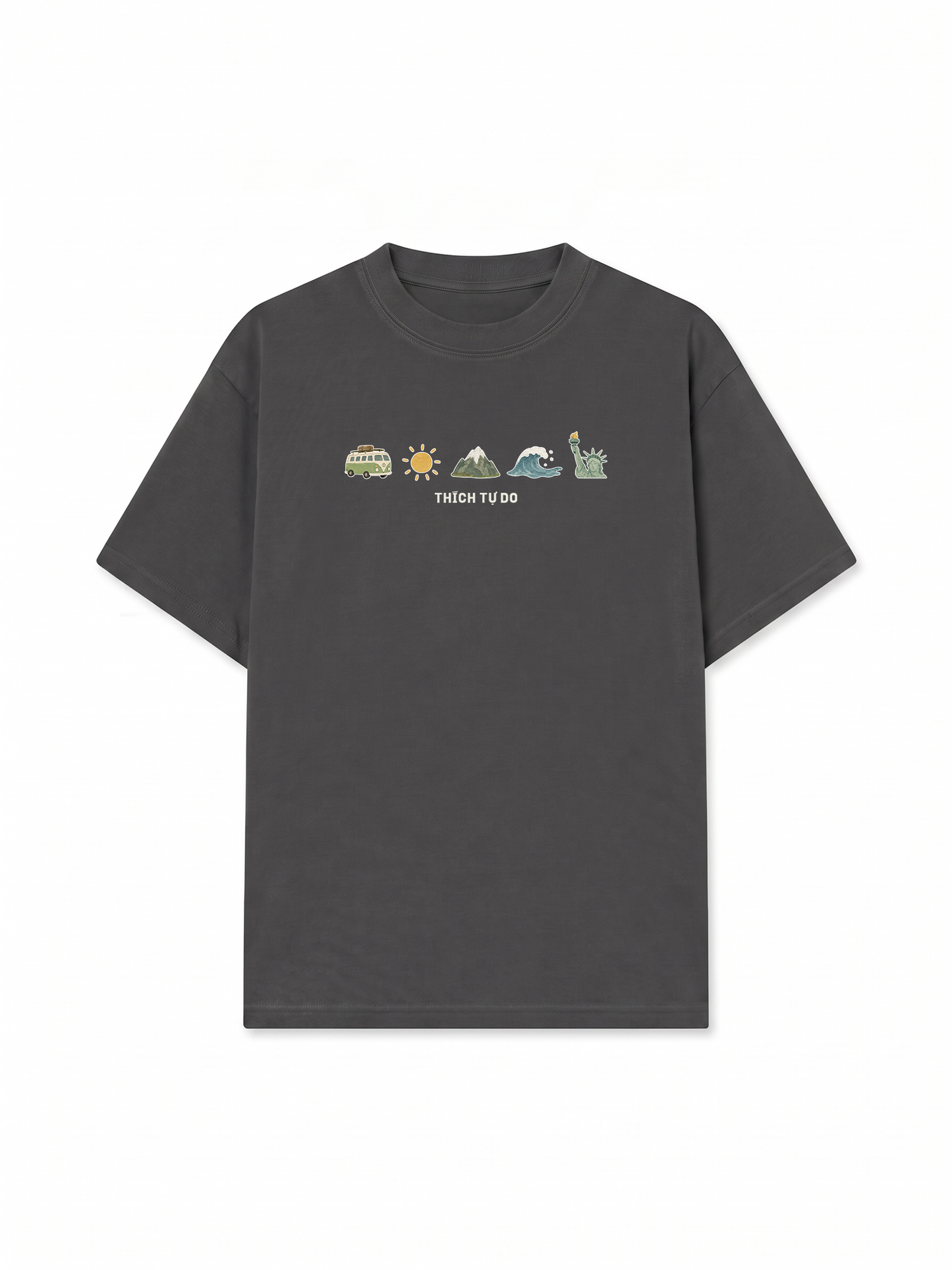 Áo Thun Relaxed Fit Thích Tự Do