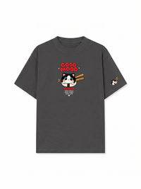 Áo Thun Relaxed Fit Good Mood Sushi Cat