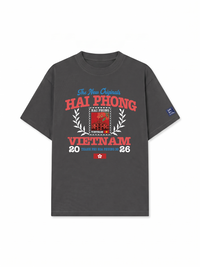 Áo Thun Relaxed Fit Thành Phố Hoa Phượng Đỏ