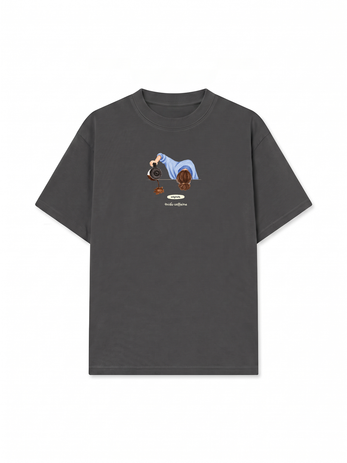 Áo Thun Relaxed Fit Thiếu Caffeine