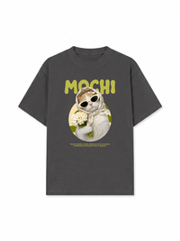 Áo Thun Relaxed Fit Mochi Cat