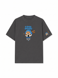Áo Thun Relaxed Fit Good Mood Sushi Otter