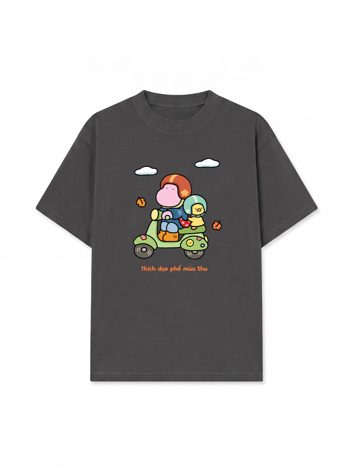 Áo Thun Relaxed Fit Thích Dạo Phố Mùa Thu