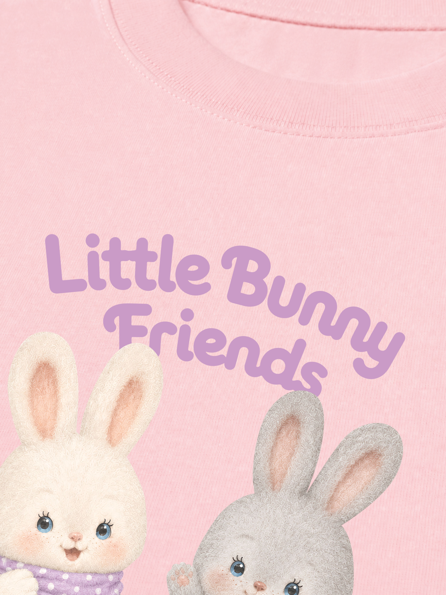 Áo Thun Relaxed Fit Little Bunny Friends