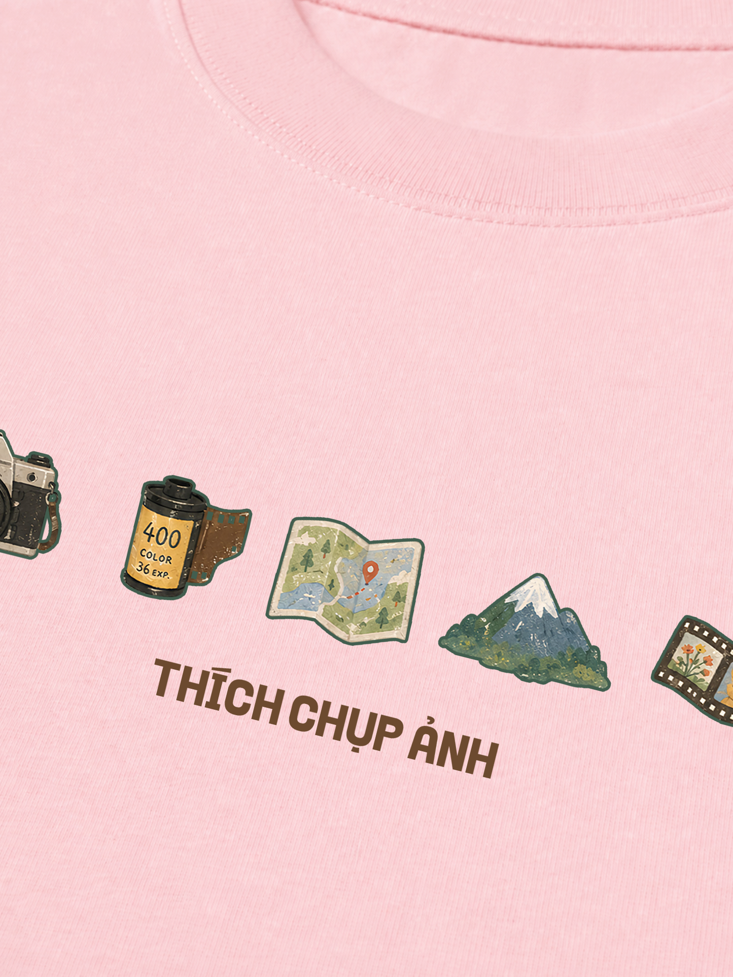 Áo Thun Relaxed Fit Thích Chụp Ảnh