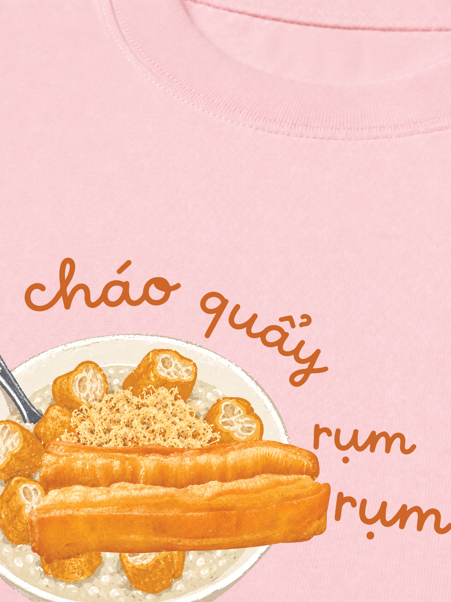 Áo Thun Relaxed Fit Cháo Quẩy