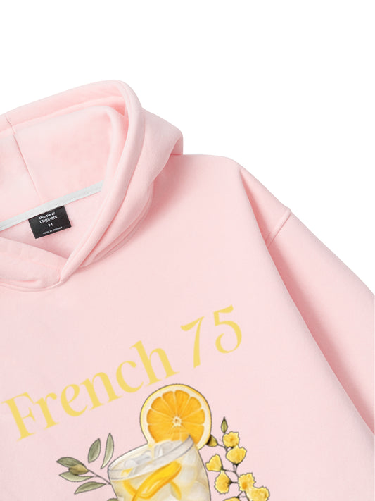 French 75 Cocktail Hoodie