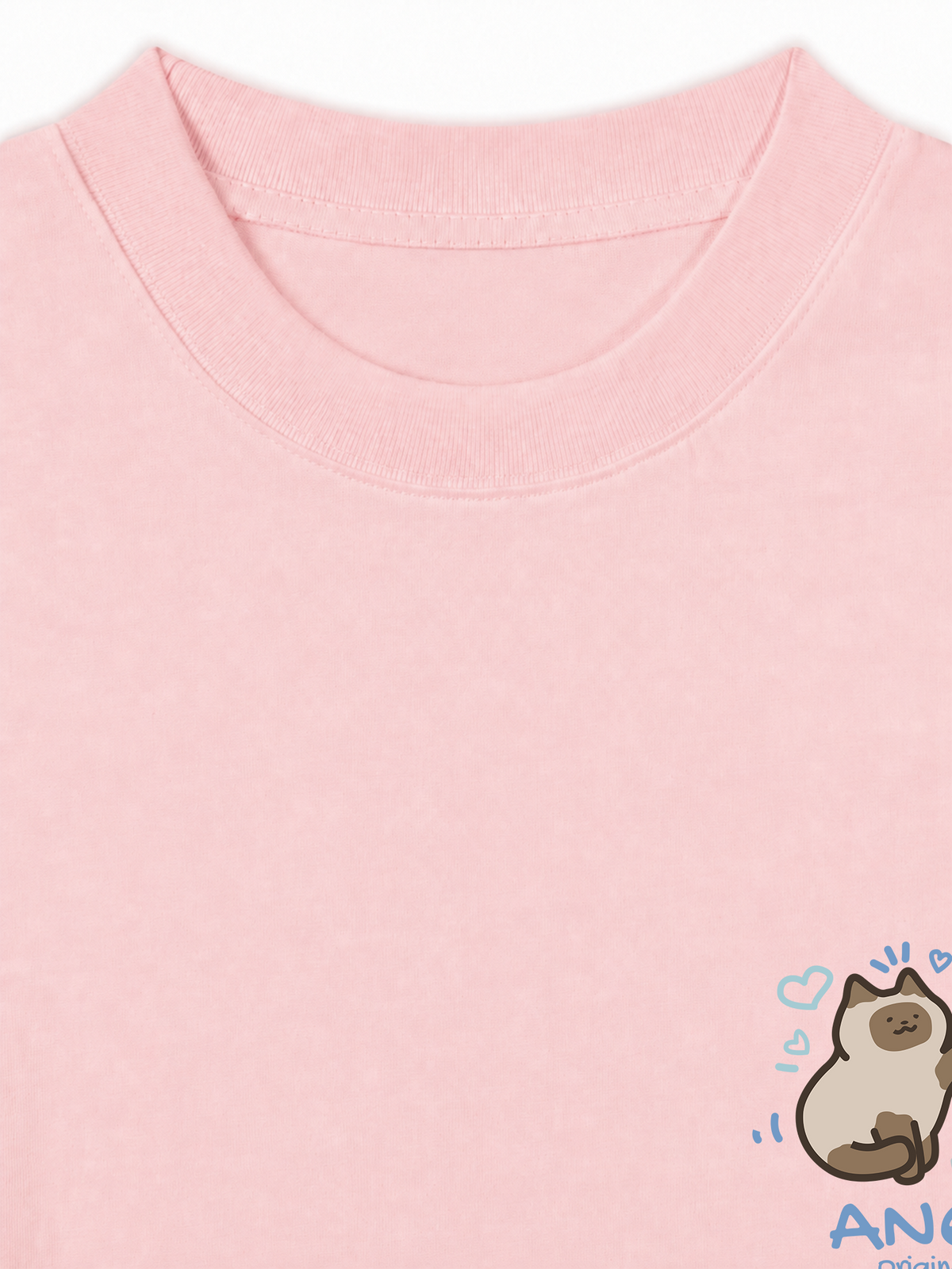 Áo Thun Relaxed Fit Angry Luv Cat Couple