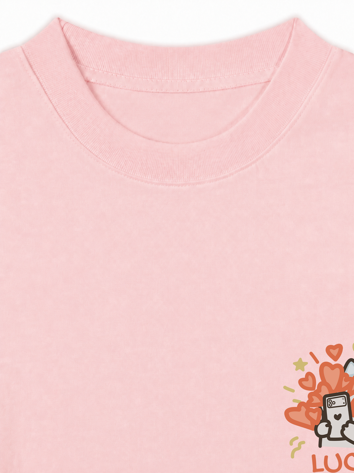 Áo Thun Relaxed Fit Lucky Luv Cat Couple