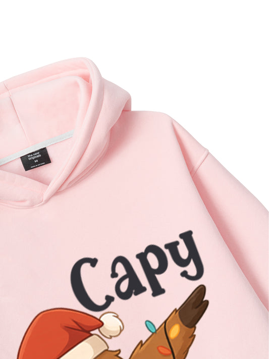 Capy Christmas Dab Hoodie