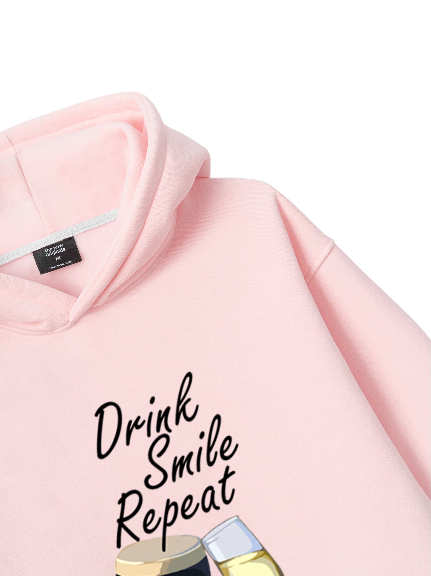 Drink, Smlie, Repeat Hoodie